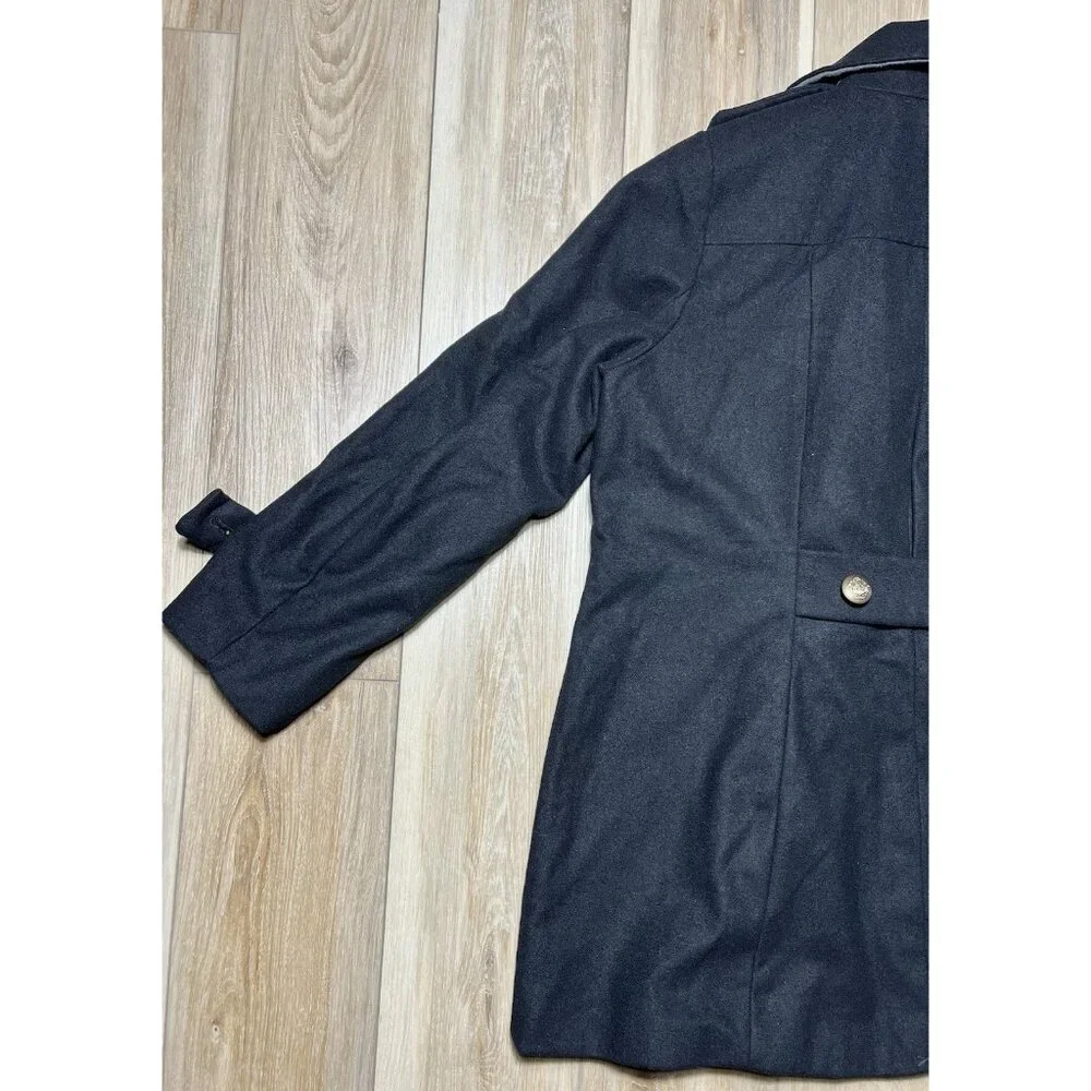 NWT Lane Bryant Wool Black Pea Coat - Women Size 18 / 20 - Picture 14 of 16